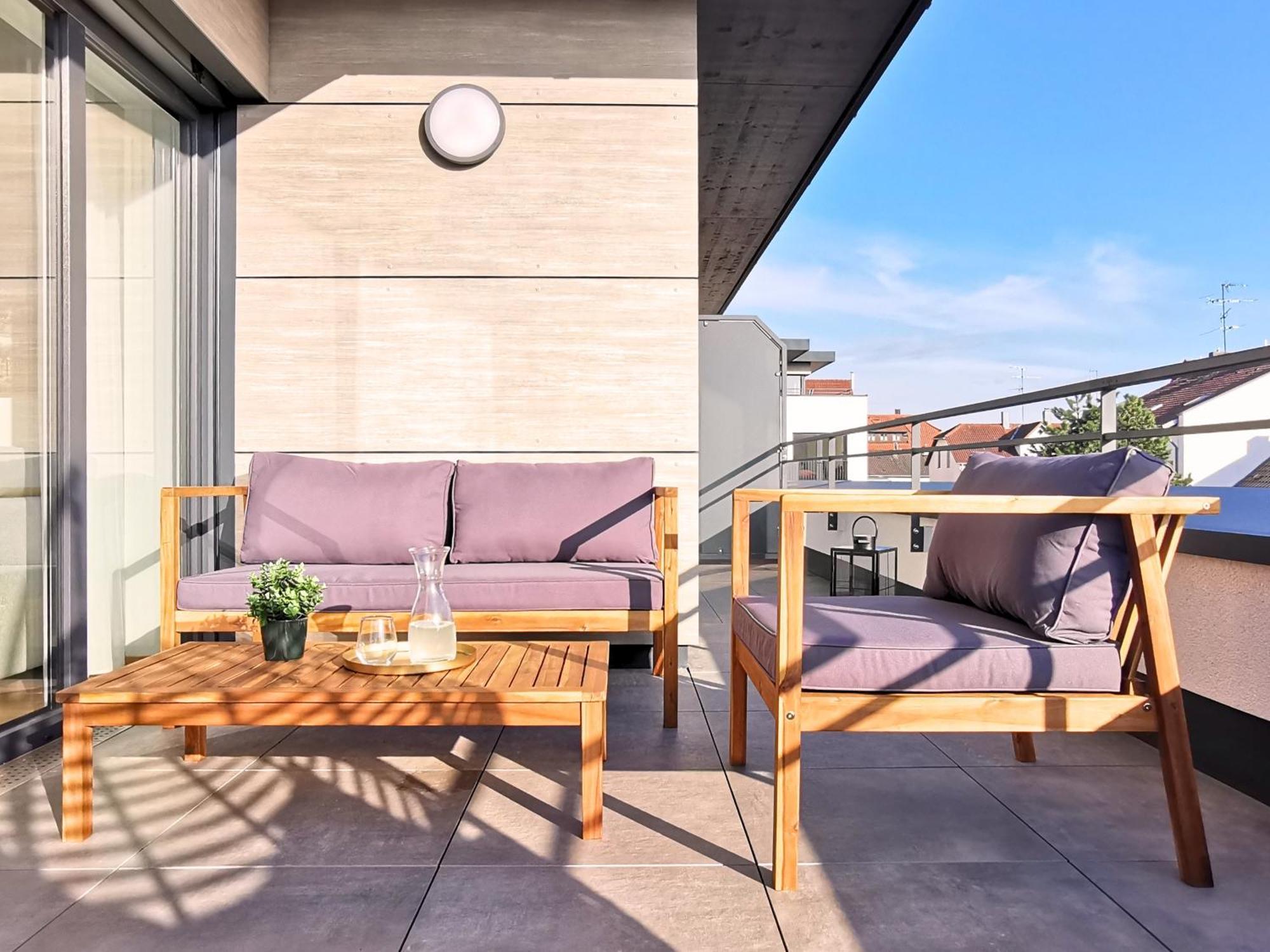 Apartament Fynbos Penthouse Deluxe, Balkon, Parkplatz Straubing Zewnętrze zdjęcie