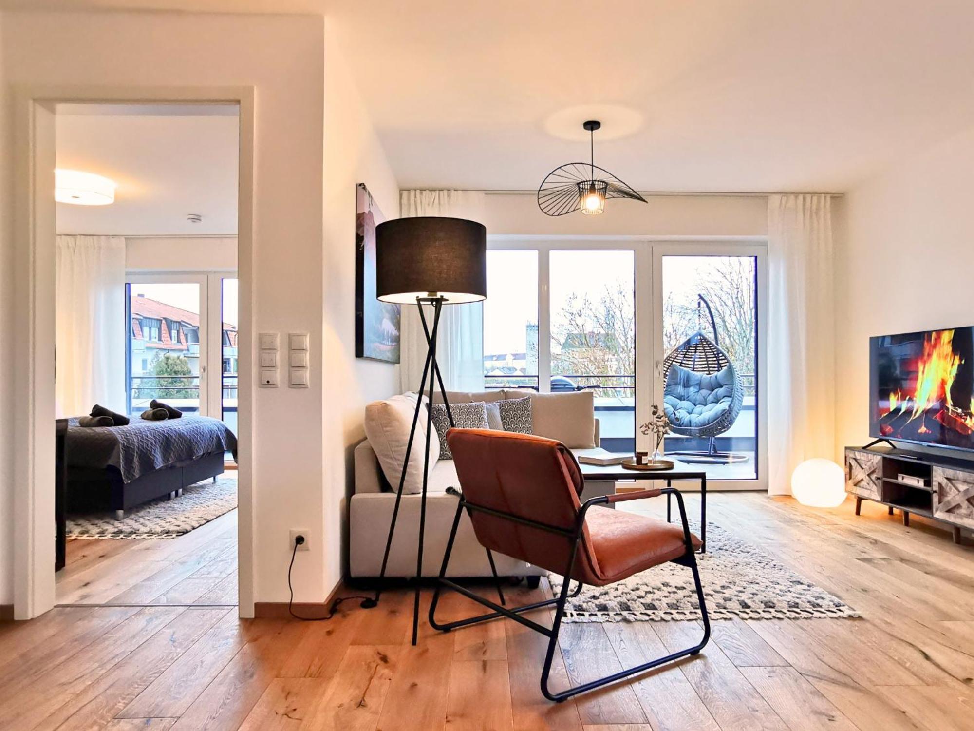 Apartament Fynbos Penthouse Deluxe, Balkon, Parkplatz Straubing Zewnętrze zdjęcie