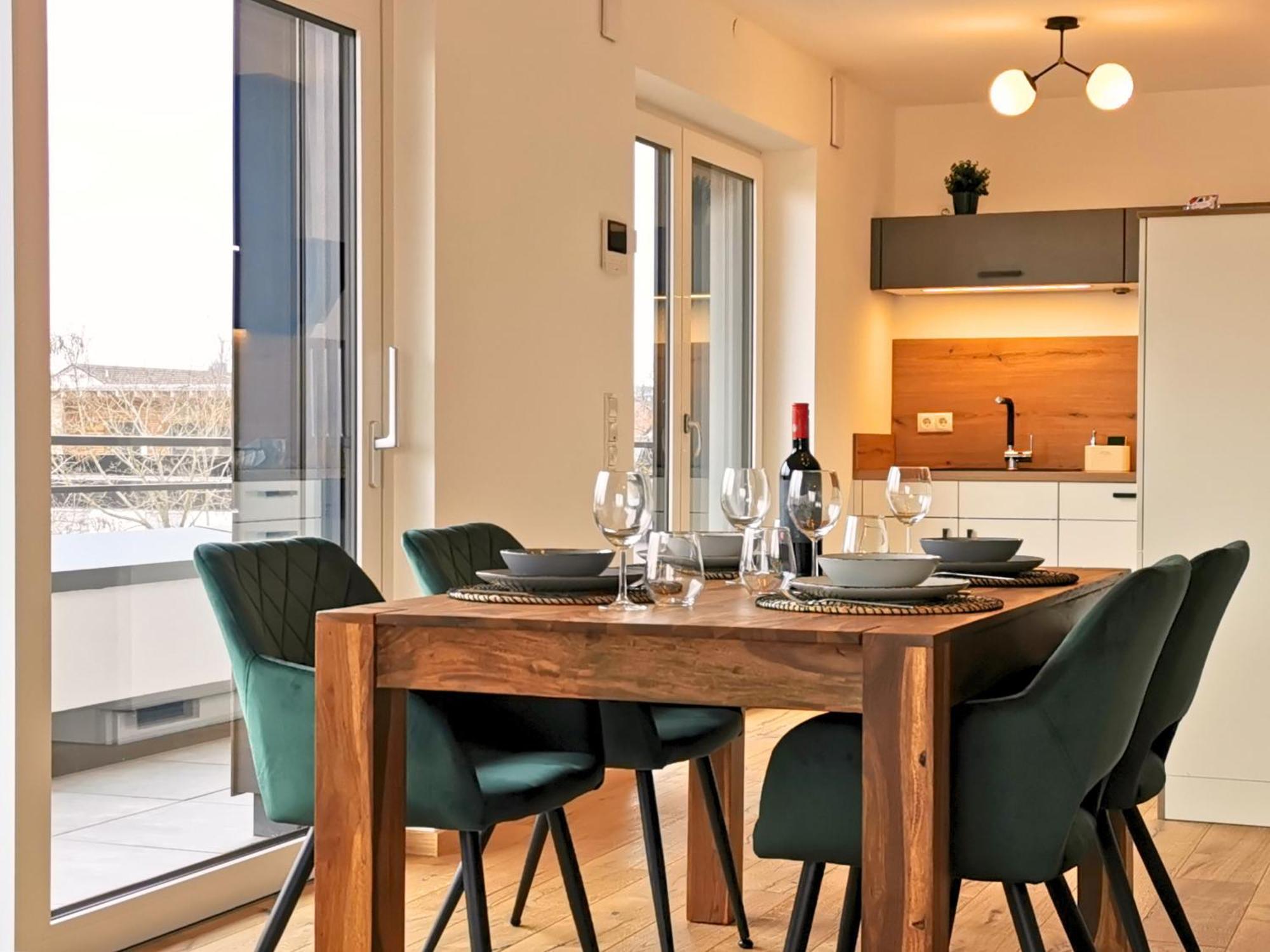 Apartament Fynbos Penthouse Deluxe, Balkon, Parkplatz Straubing Zewnętrze zdjęcie