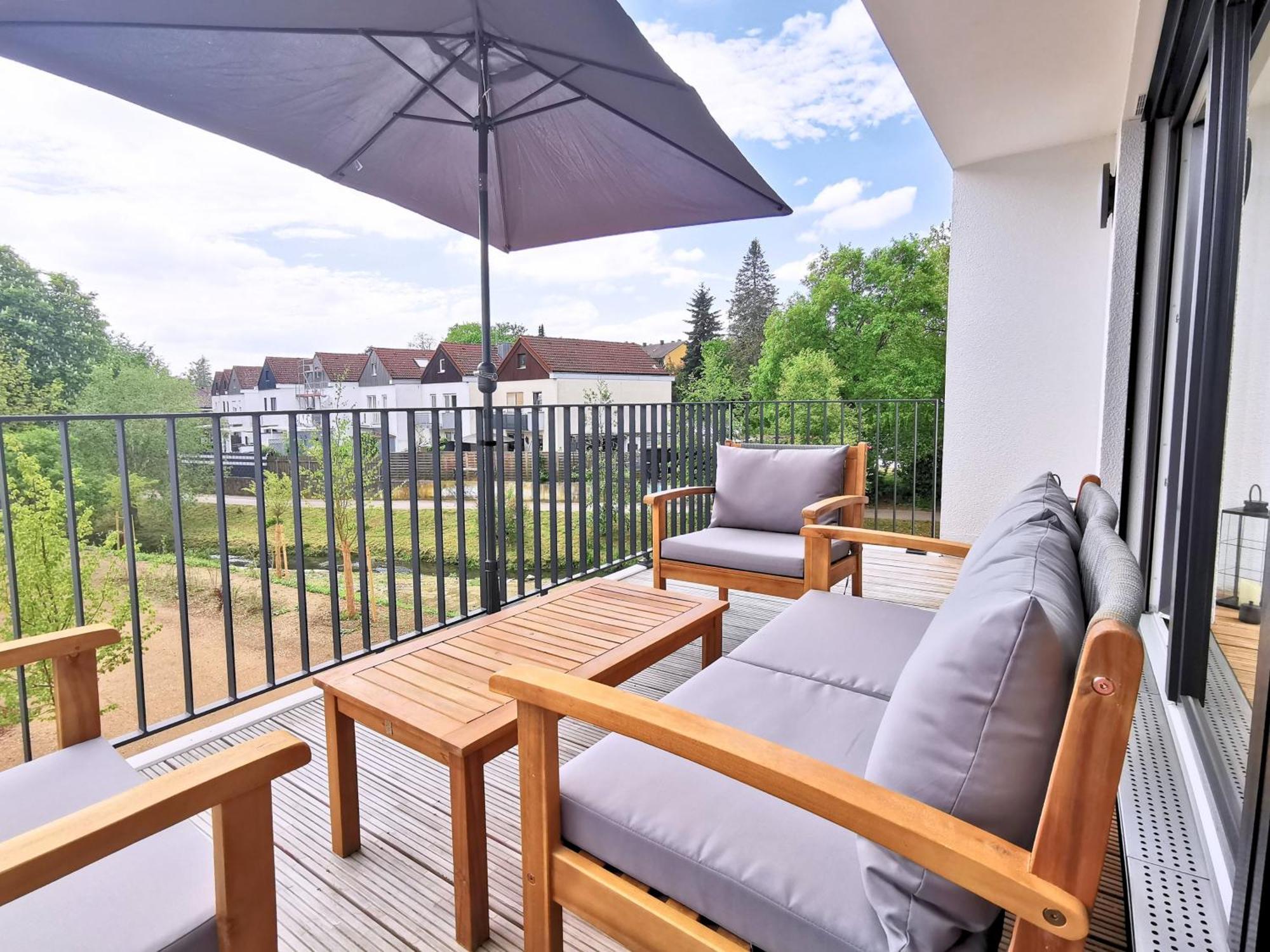 Apartament Fynbos Penthouse Deluxe, Balkon, Parkplatz Straubing Zewnętrze zdjęcie